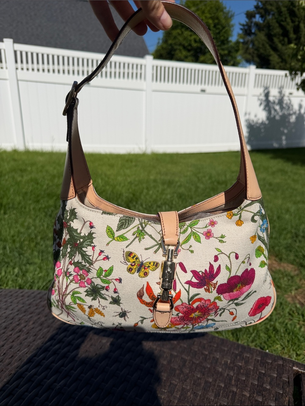 Gucci Flora Jackie Shoulder Bag